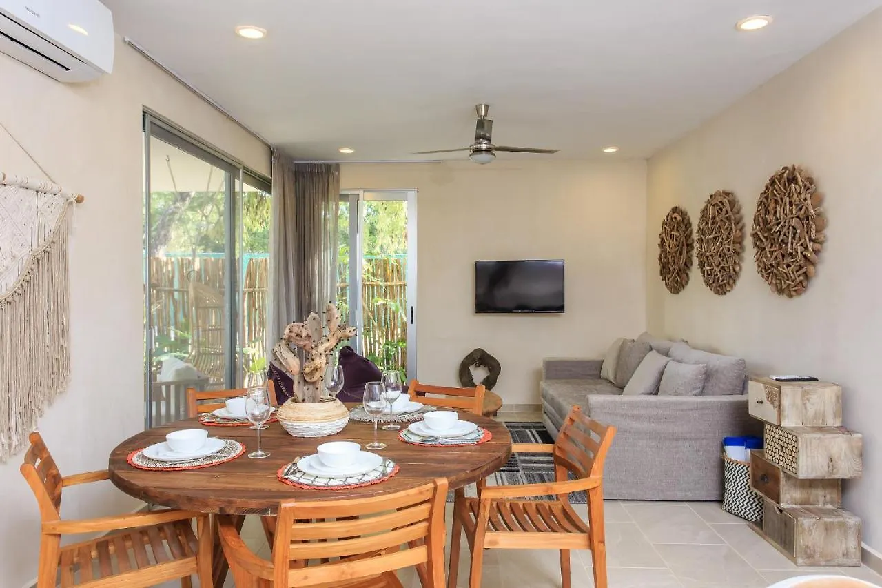 Charming Nature-Inspired Condos With Sultry Surroundings By Stella Rentals Tulum Apartment